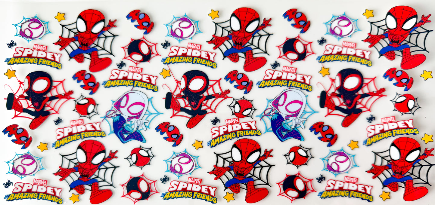 Web Slinger Brew Wrap β 16oz UVDTF Cup Wrap