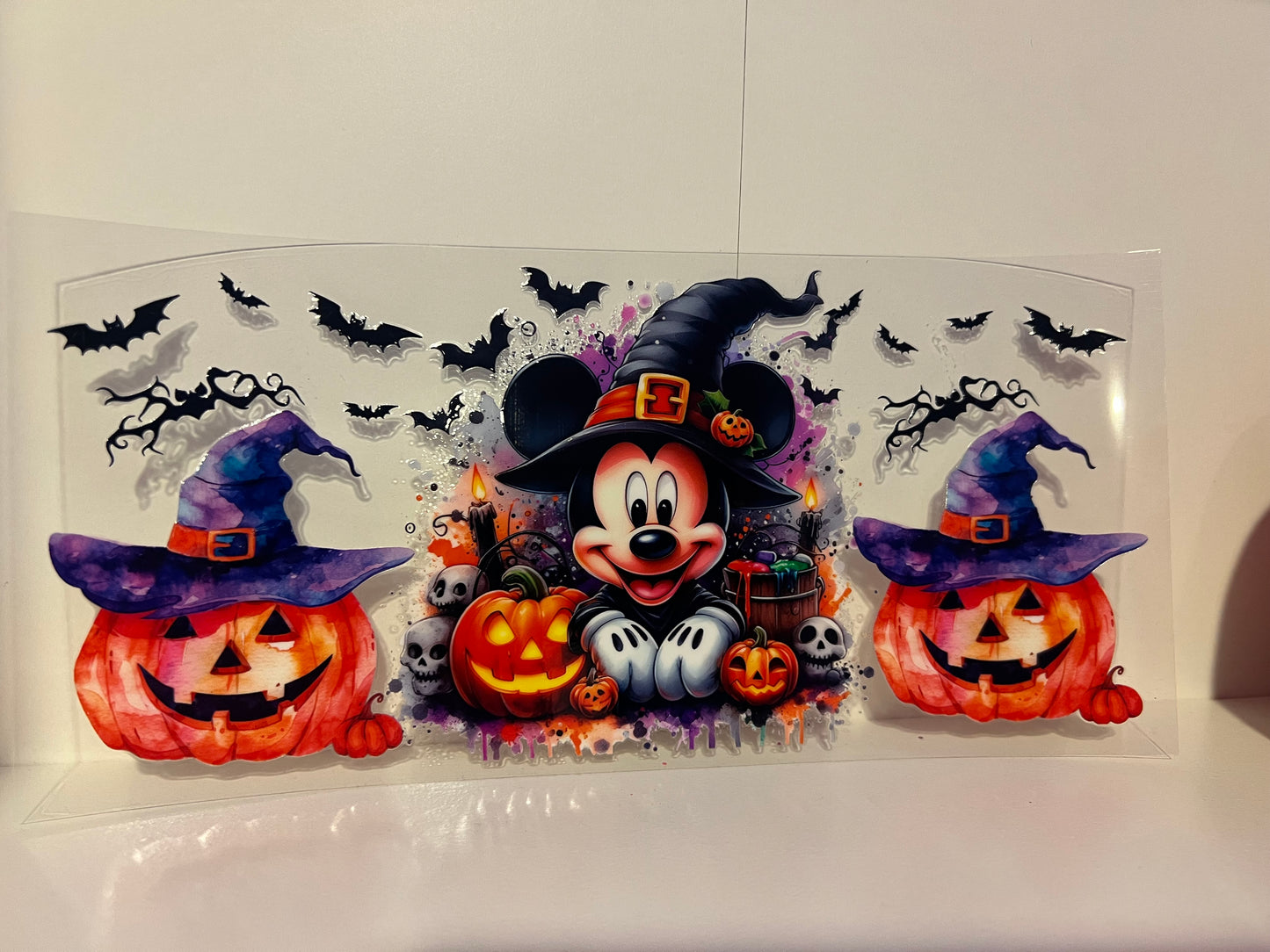 Pumpkin Spell Cup Wrap UV DTF ā To Suit 16oz Tumbler