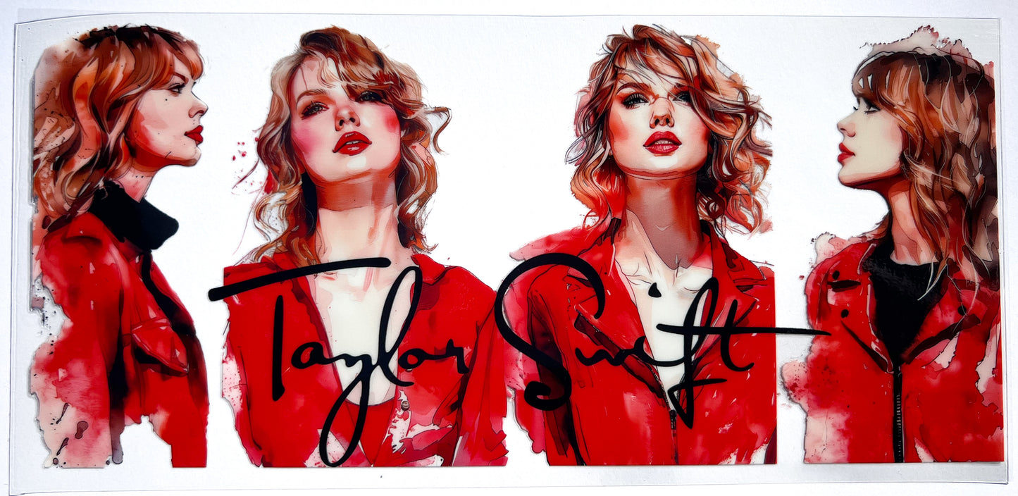 Red Era Inspired 16oz UVDTF Wrap ā Pop Star Vibes