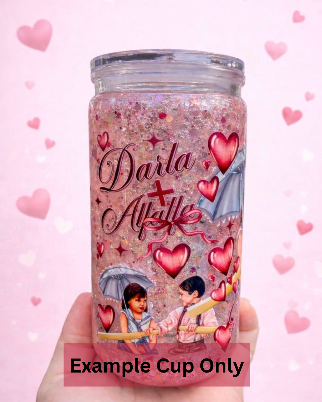 You Are So Beautiful to Me (Darla & Alfalfa) UVDTF Cup Wrap to Suit 16 Ounce Tumbler