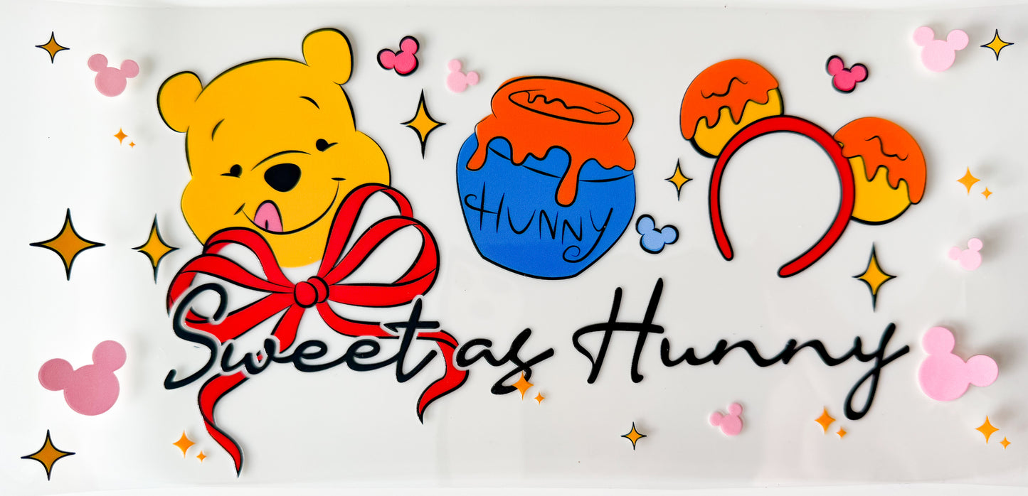 Sweet as Honey Bear β UV DTF 16oz Cup Wrap