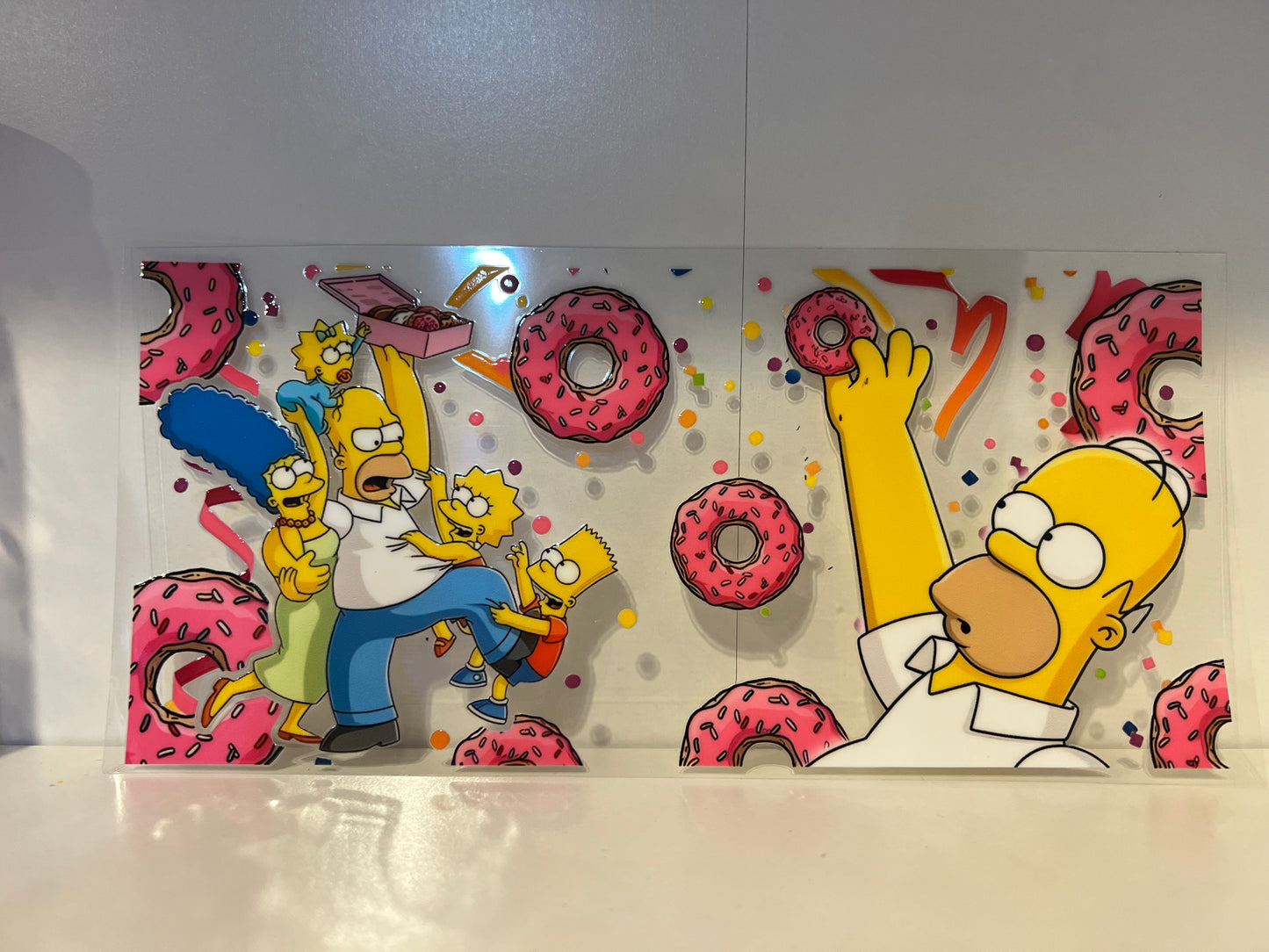 The Simpsons Donut Love UV DTF Wrap β to suit 16oz