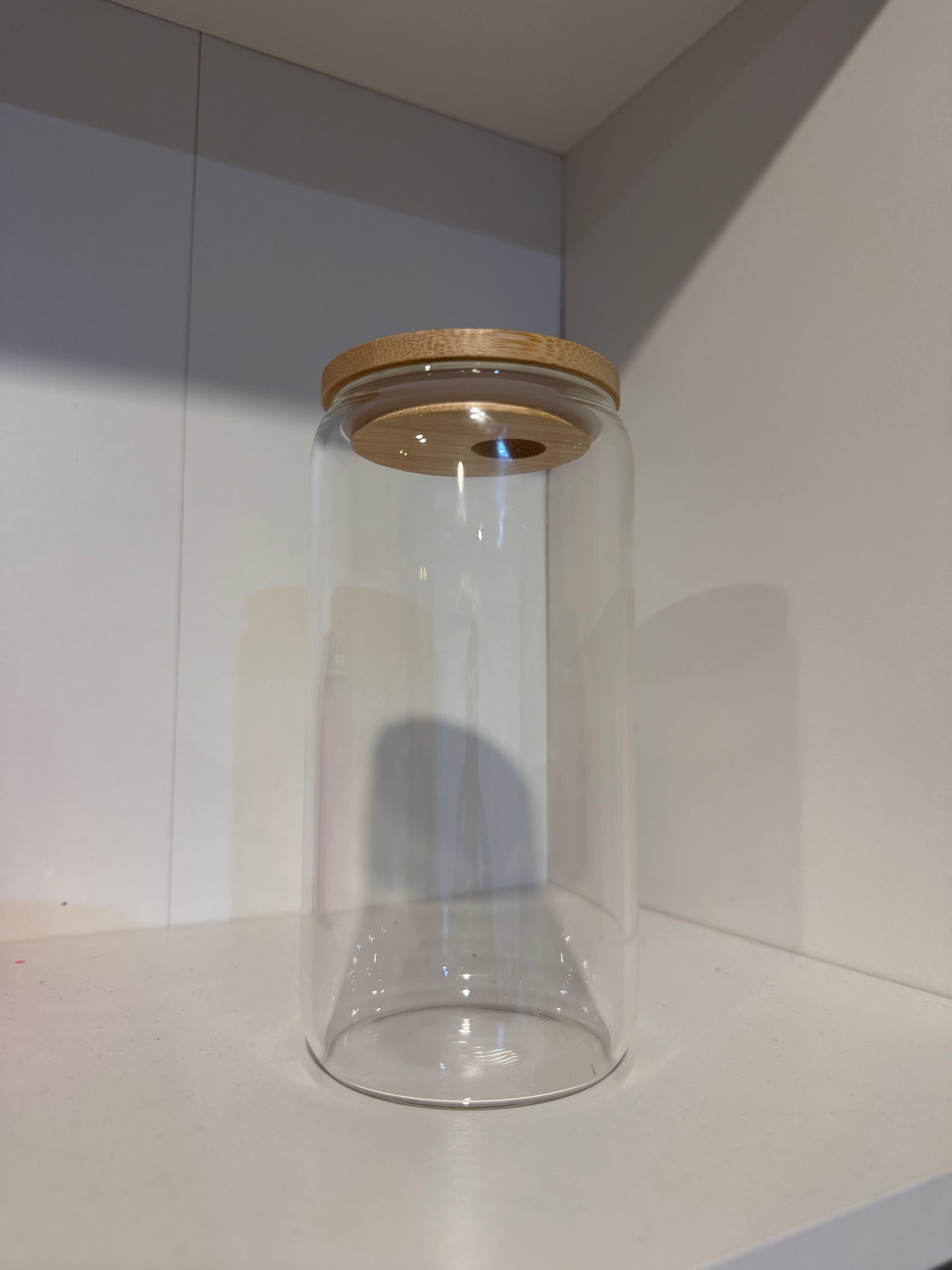16oz Glass Tumbler – add cup wrap