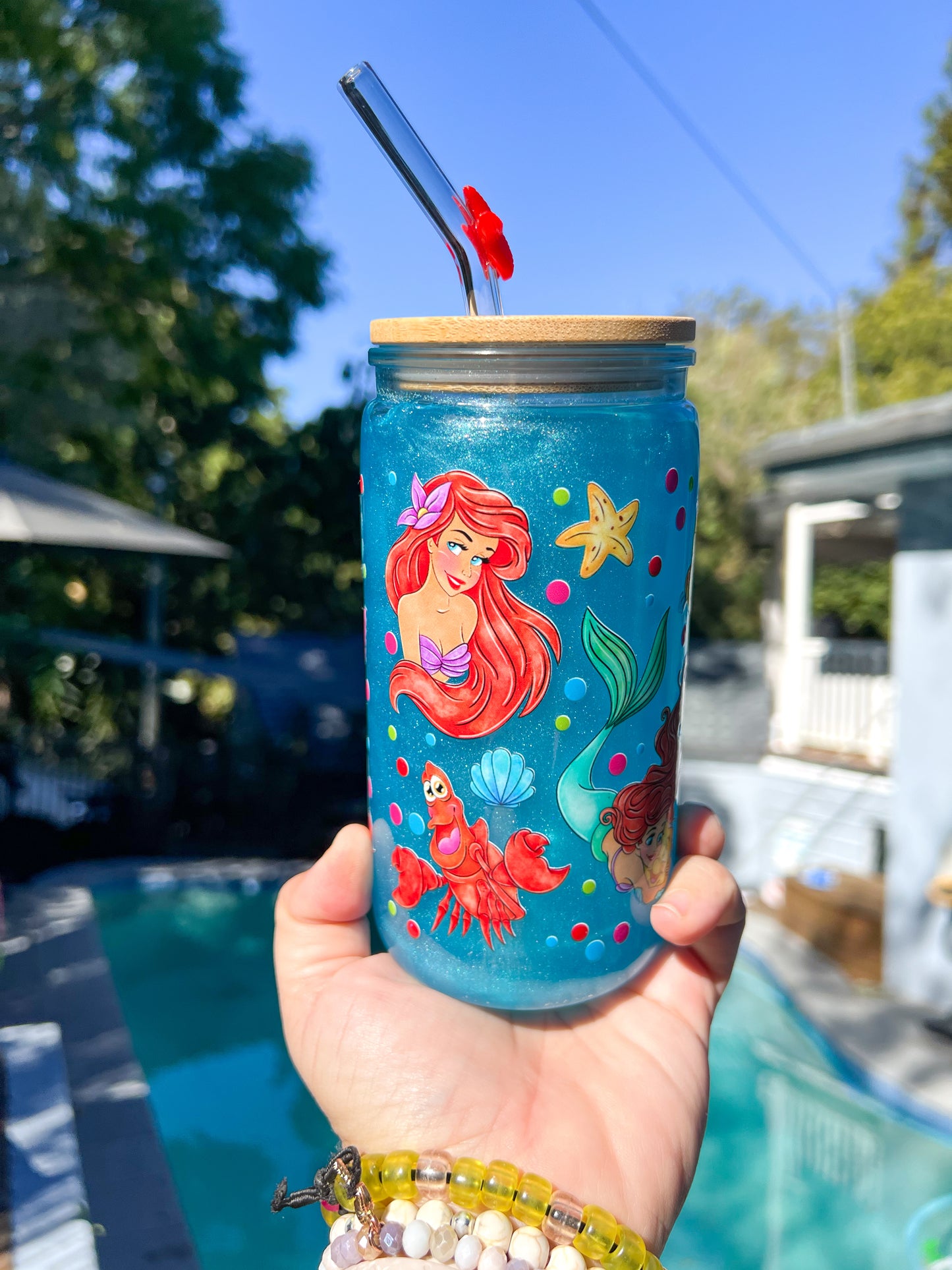 Under the Sea Acrylic Globe Tumbler – 16oz