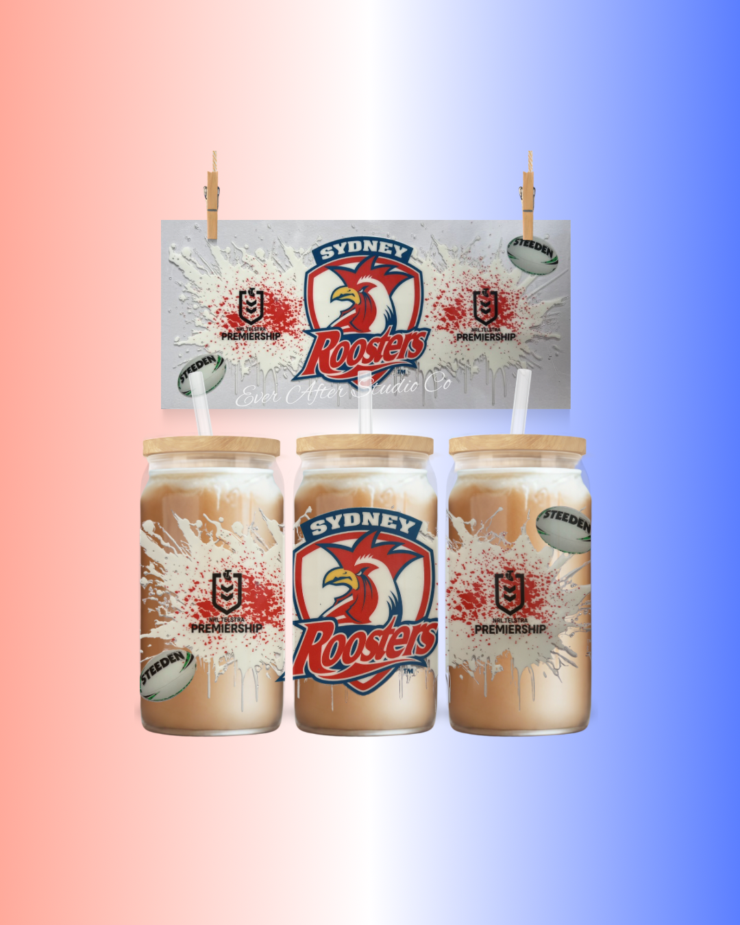 Roosters 16oz UV DTF