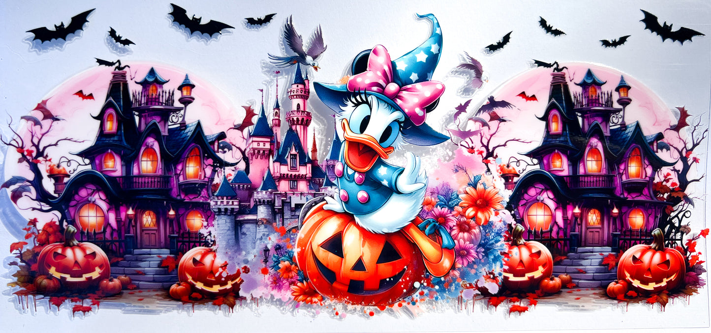 Enchanted Castle Duck UV DTF Wrap to suit 17oz tumbler