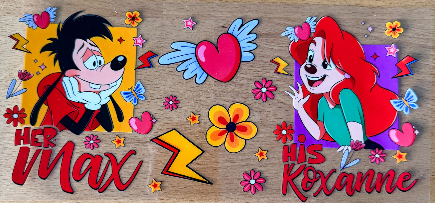 π Cartoon Crush Love UV DTF Cup Wrap β 16oz β