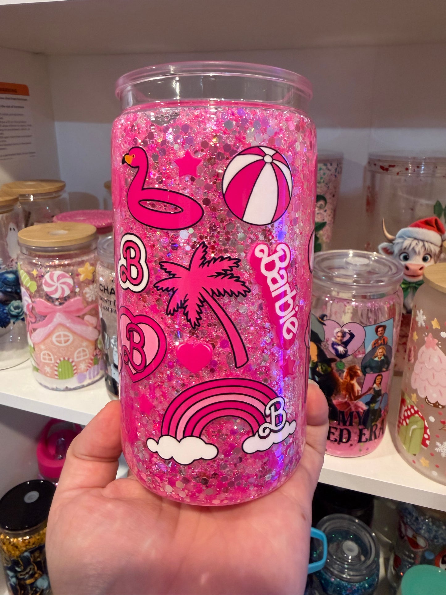 Dream House Sparkle world 16oz Snow Globe