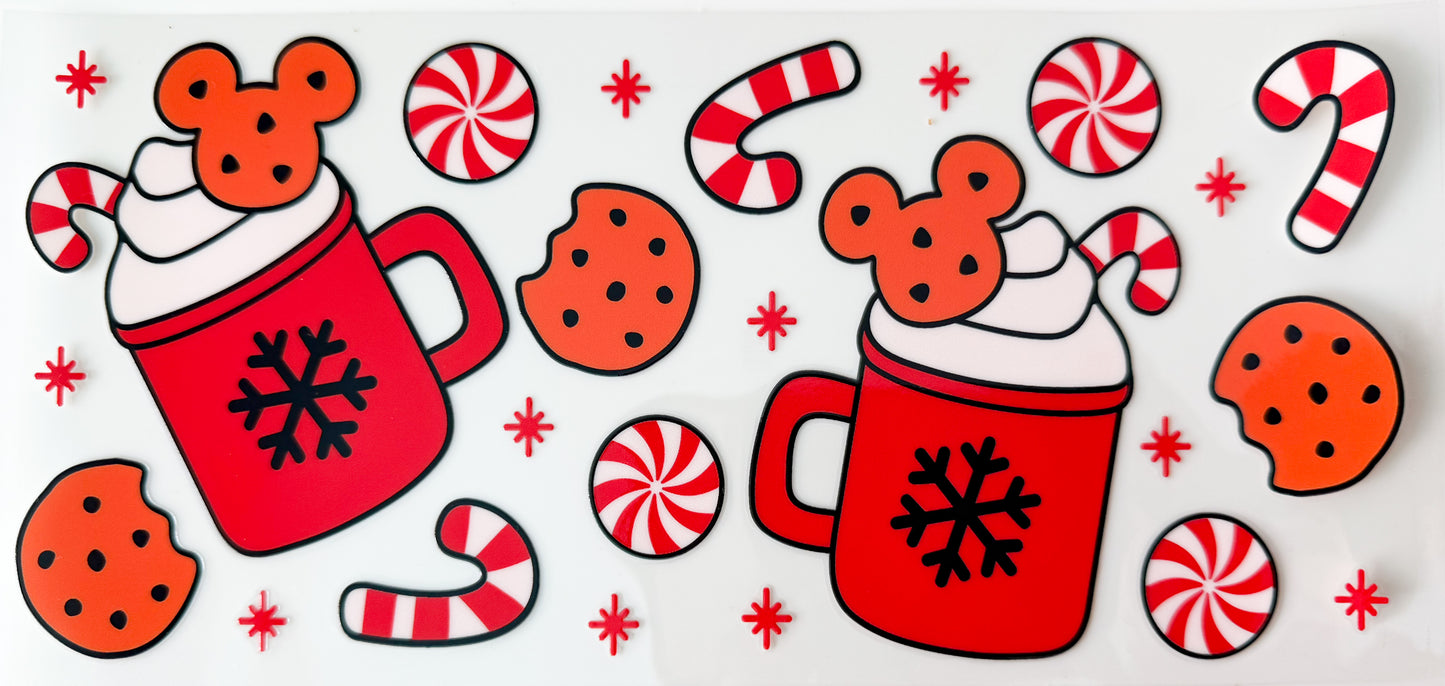 Cocoa & Cookies Wrap β 16oz UVDTF Cup Wrap