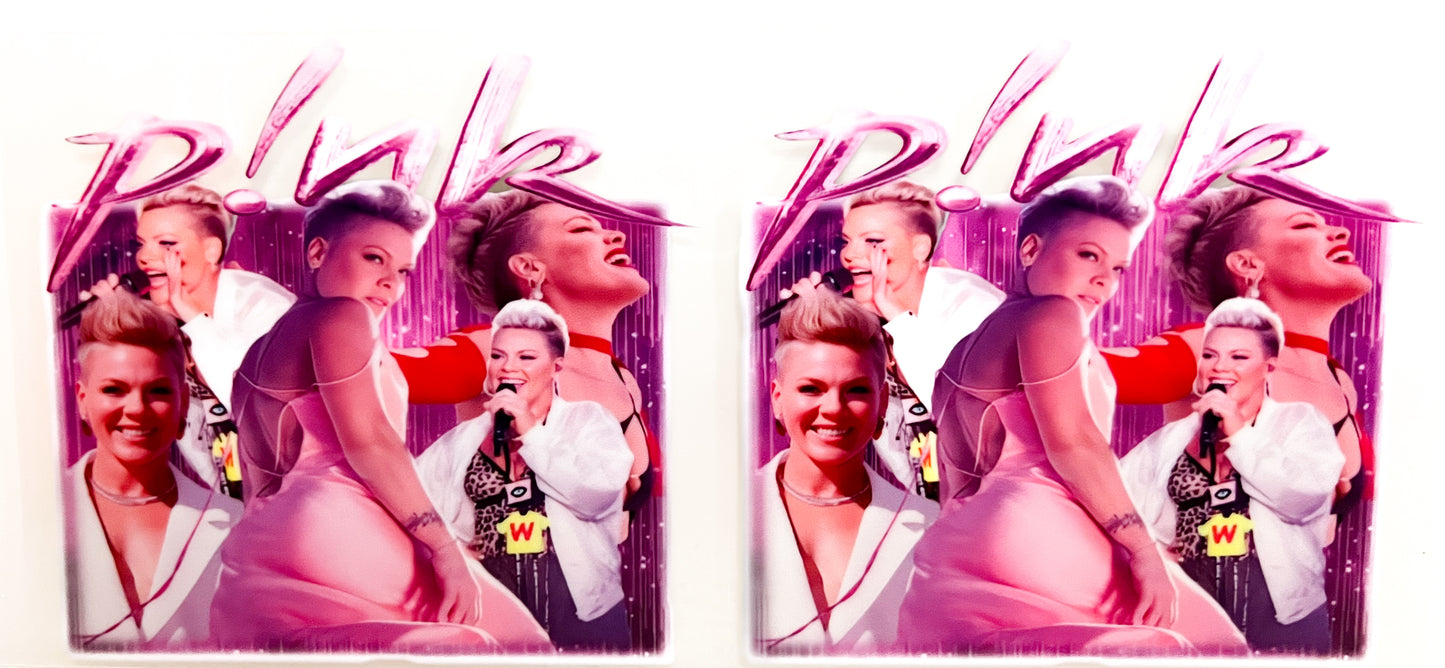 P!nk Pop Diva Collage UV DTF Wrap β to suit 16oz