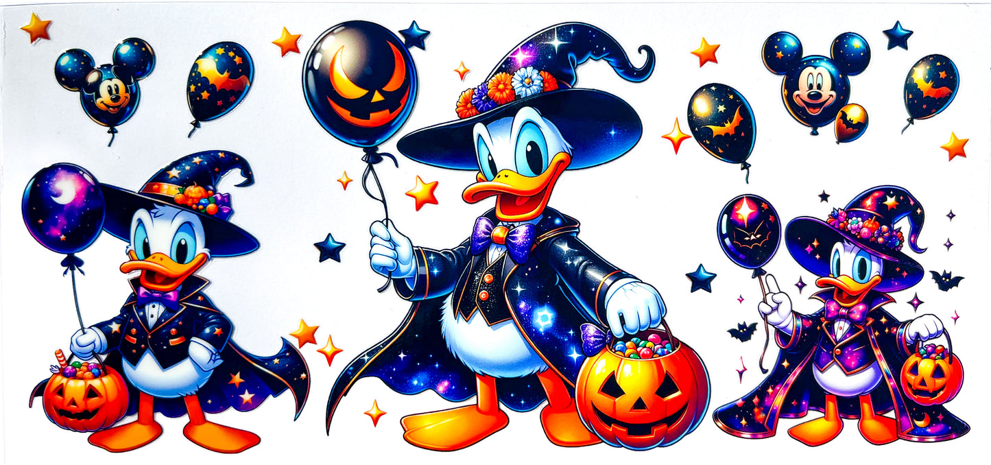 š§āāļø Spooky Wizard Duck Halloween Cup Wrap UV DTF