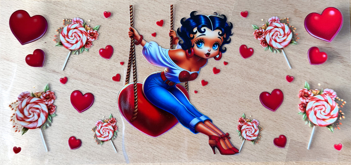 π Sweet Swing Betty UV DTF Cup Wrap