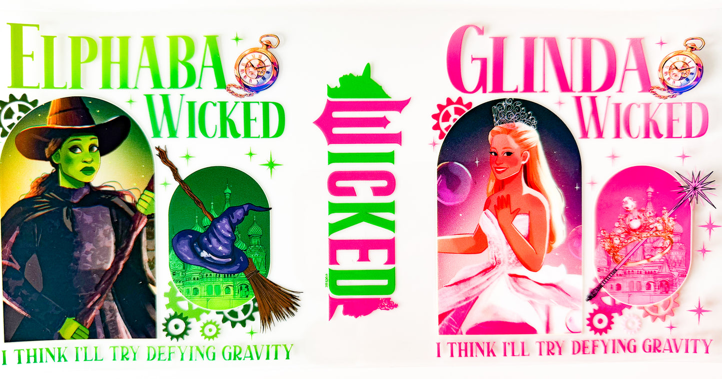 Good Witch & Green Witch Duo β UV DTF Cup Wrap