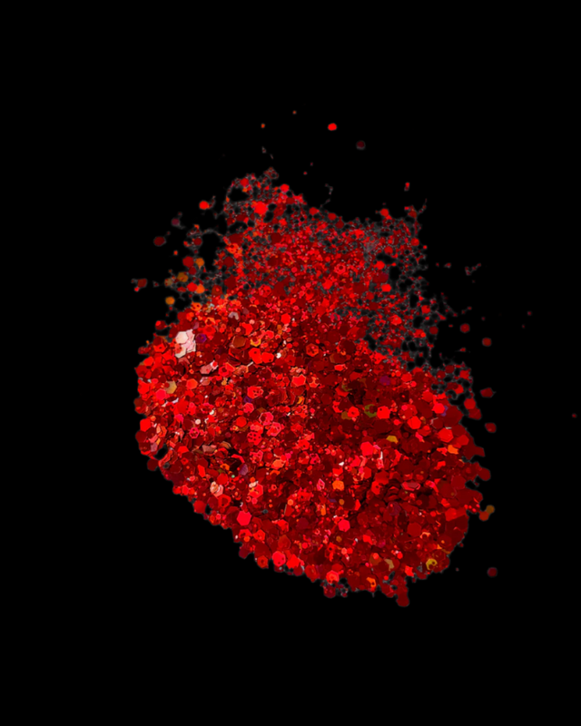 Candy Apple Crush – Chunky Red Glitter (25g)