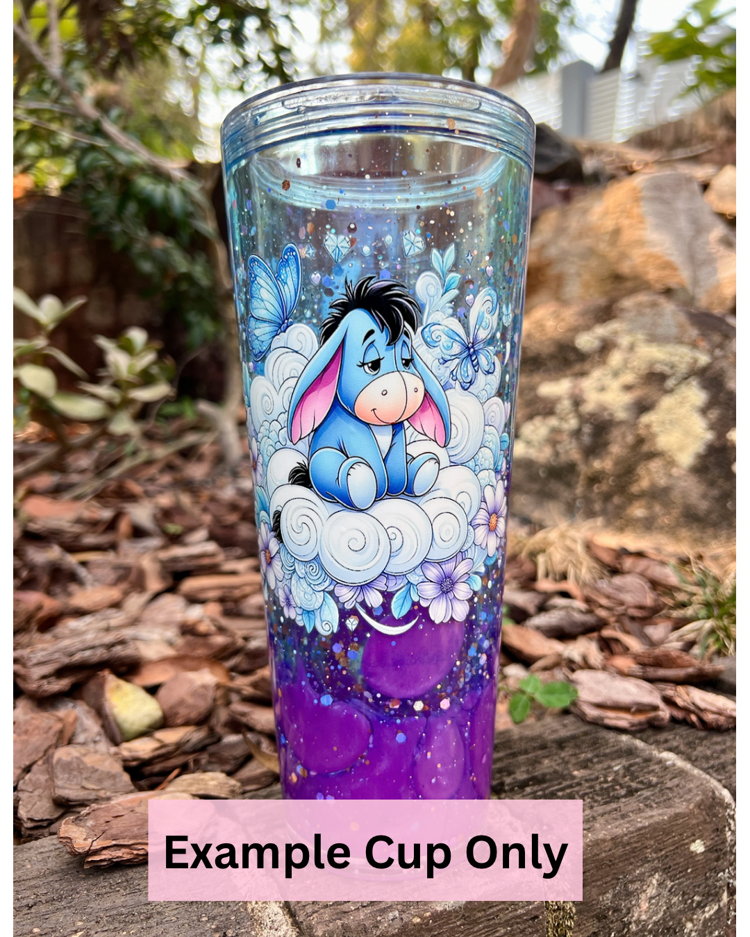On a Cloud ā UV DTF Wrap - Cute Disney-Inspired Tumbler Design to suit 16oz tumbler