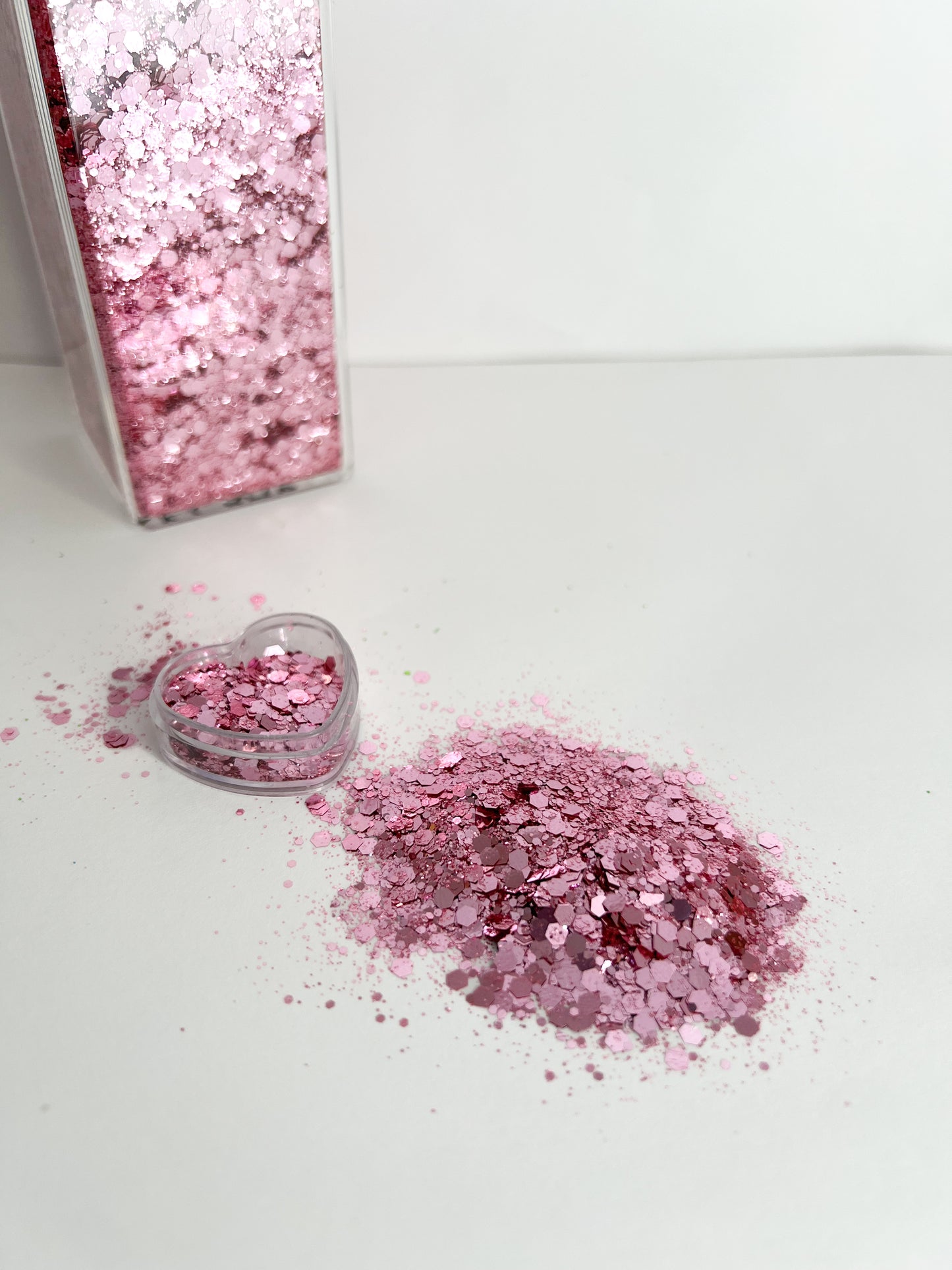 Blush Belle - Soft Pink Glitter