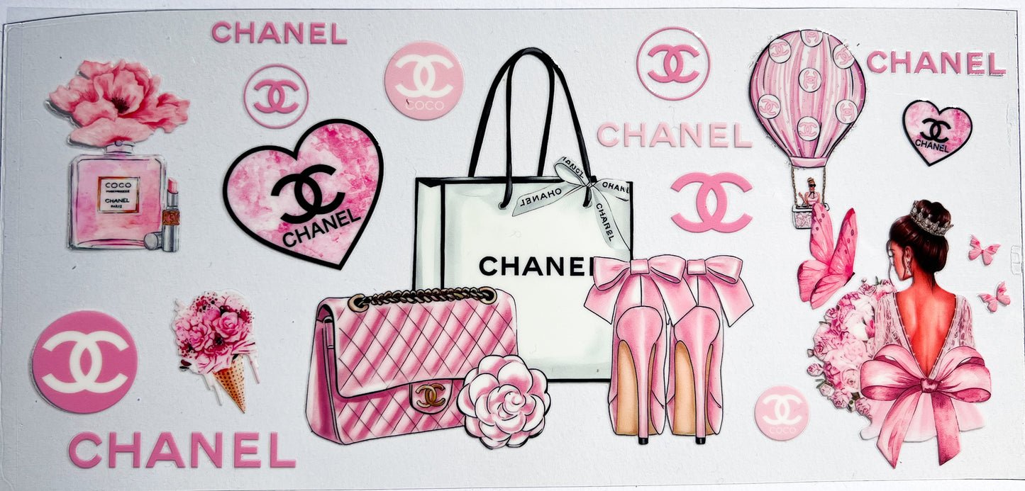 🌸 Parisian Pink Luxury 16oz UVDTF Wrap