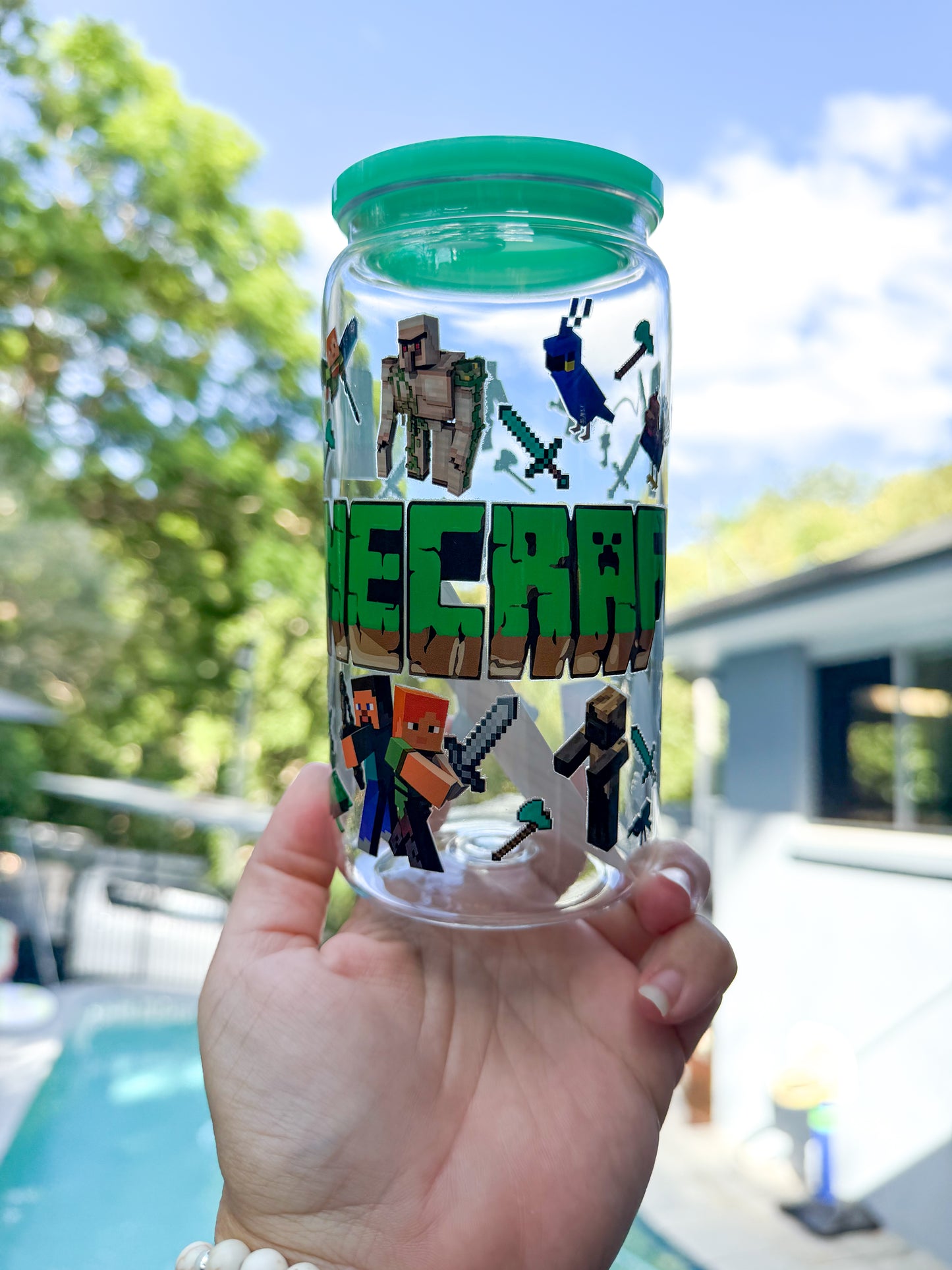 💥 Block World Acrylic Tumbler 16oz