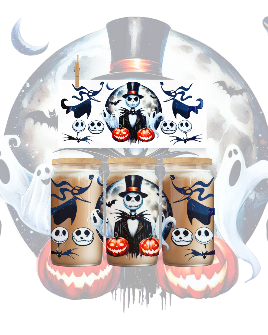 Spooky Pumpkin King Tumbler Wrap