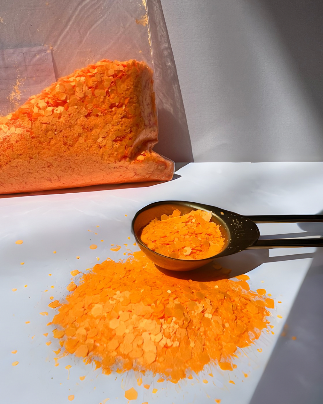 Tangerine Pop – Neon Chunky Glitter