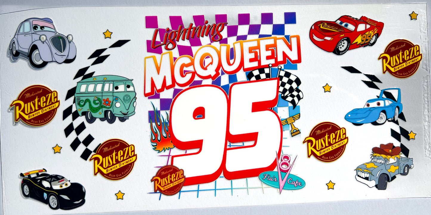 95 Racing Design for 16oz Tumblers – Kids Movie Inspired Cup Wrap