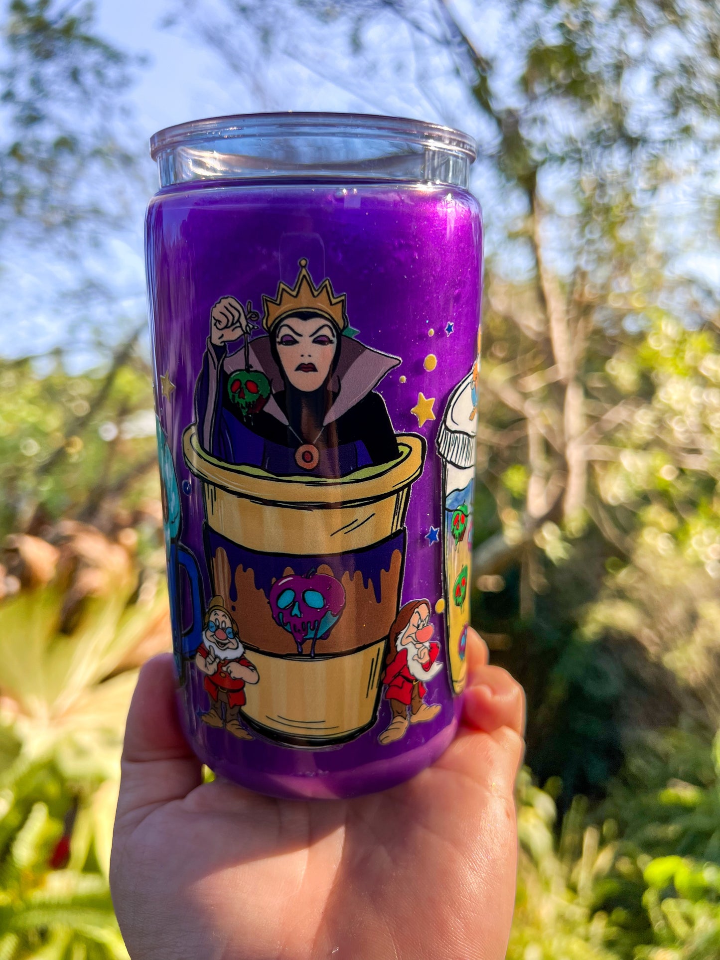 Enchanted Poison Potion Cup – 16oz Acrylic Snow Globe Tumbler