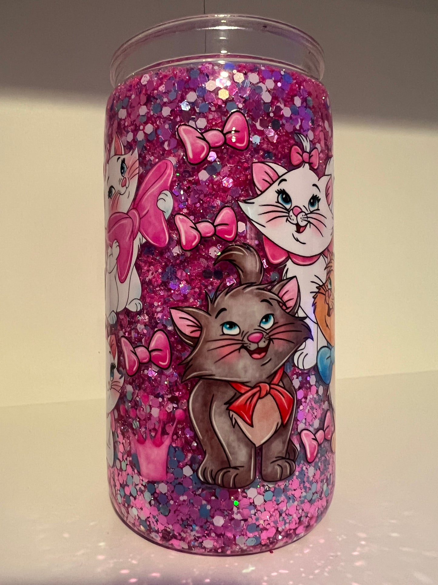 Sweet Kitty blue eyes - 16oz snow globes