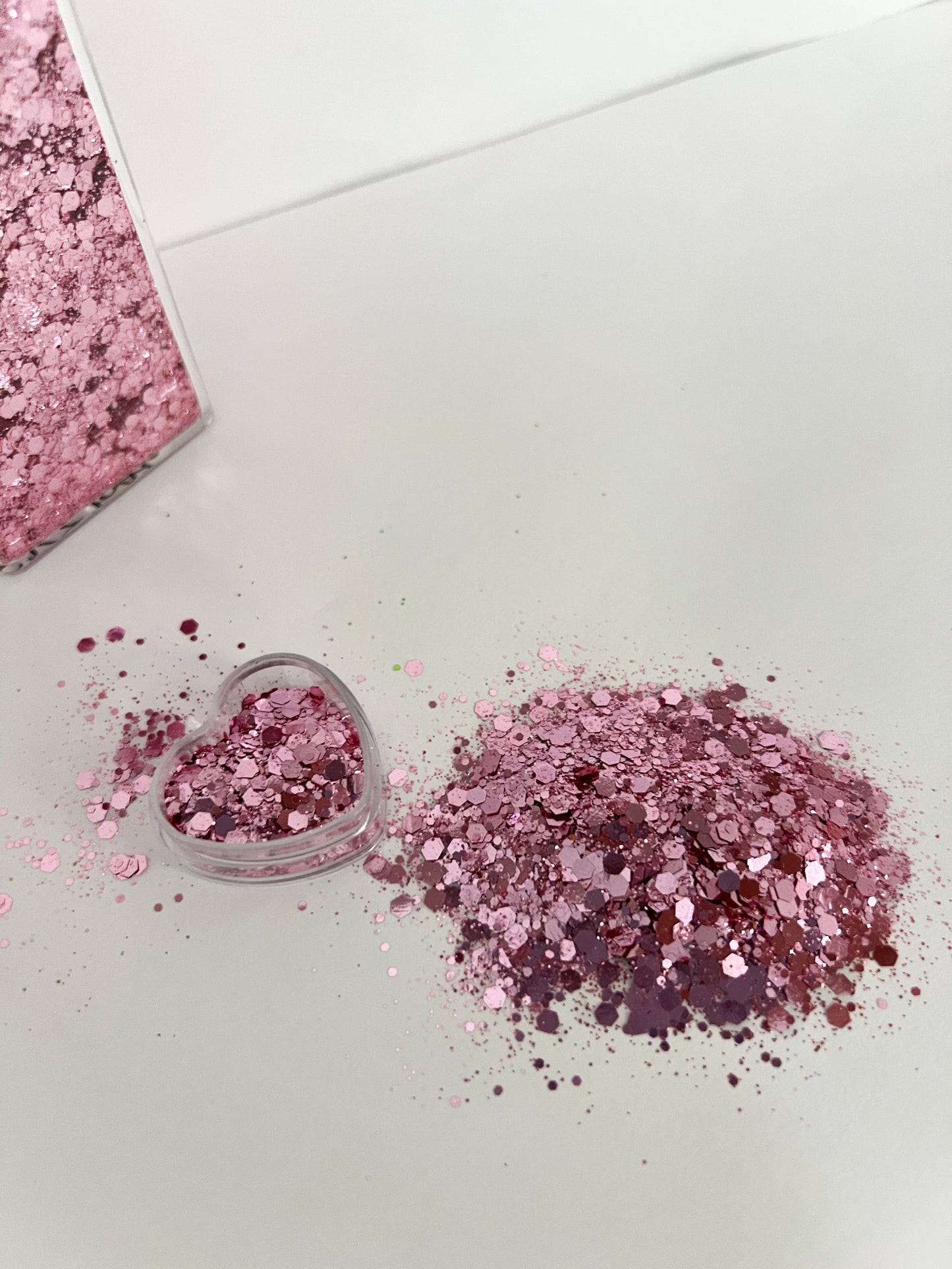 Blush Belle - Soft Pink Glitter