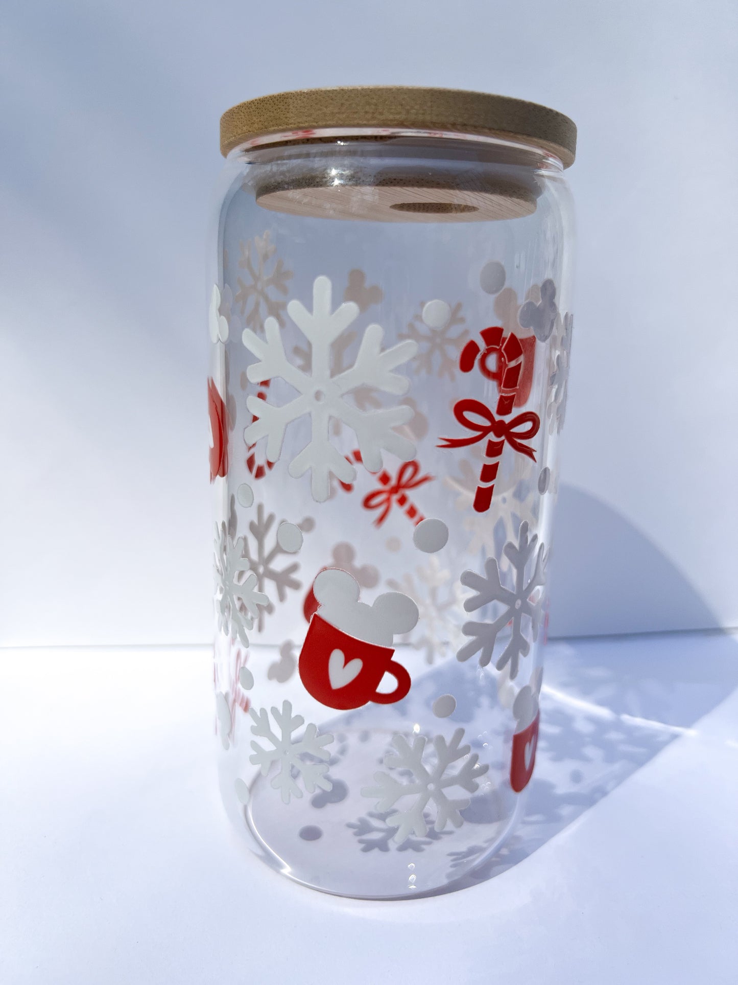 Merry & Bright Cocoa – Clear Glass Can 16oz