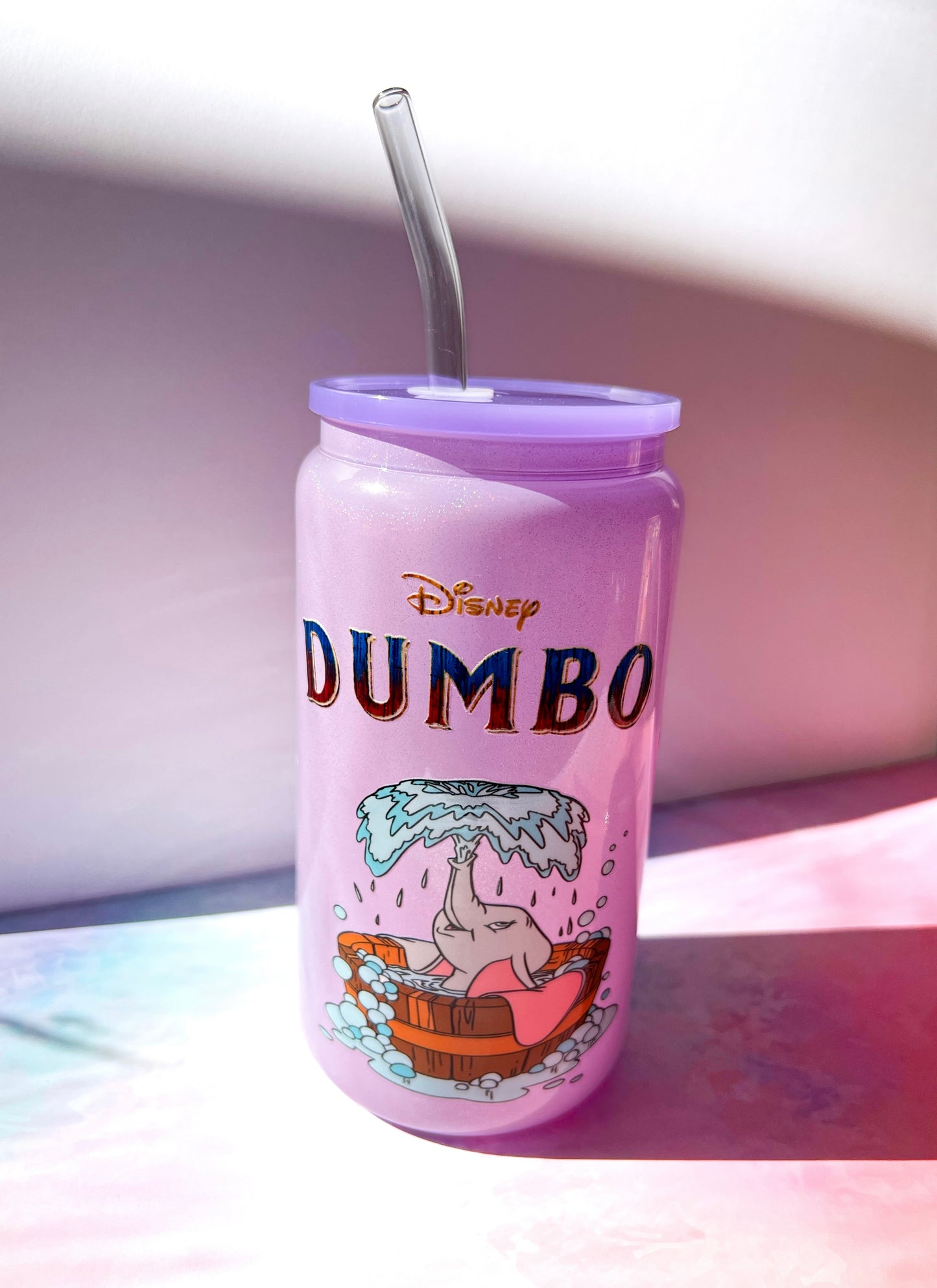 Flying Ears - Purple Shimmer 16oz Tumbler