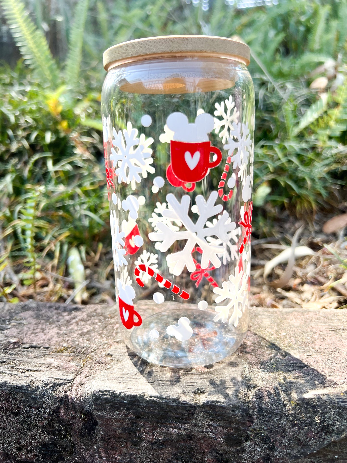 Merry & Bright Cocoa – Clear Glass Can 16oz