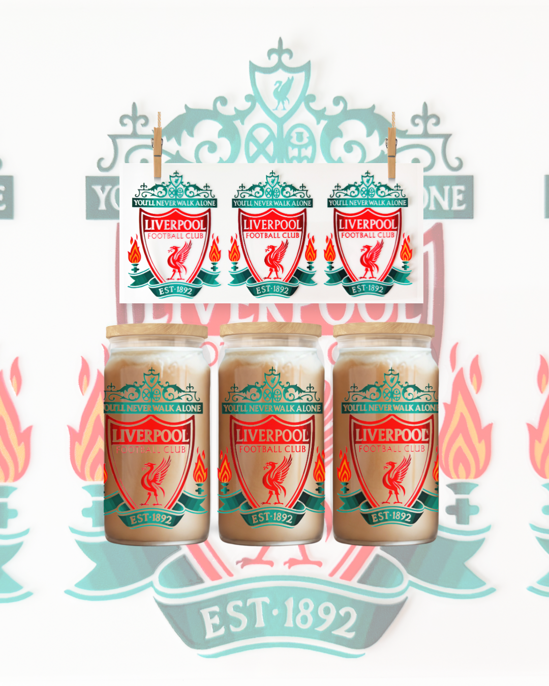 YNWA Flame Shield – 16oz UV DTF Wrap