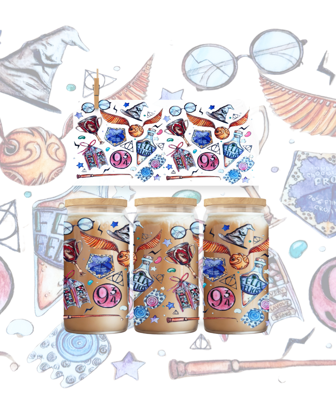 🪄 Wizarding World Cup Wrap - 16oz UV DTF