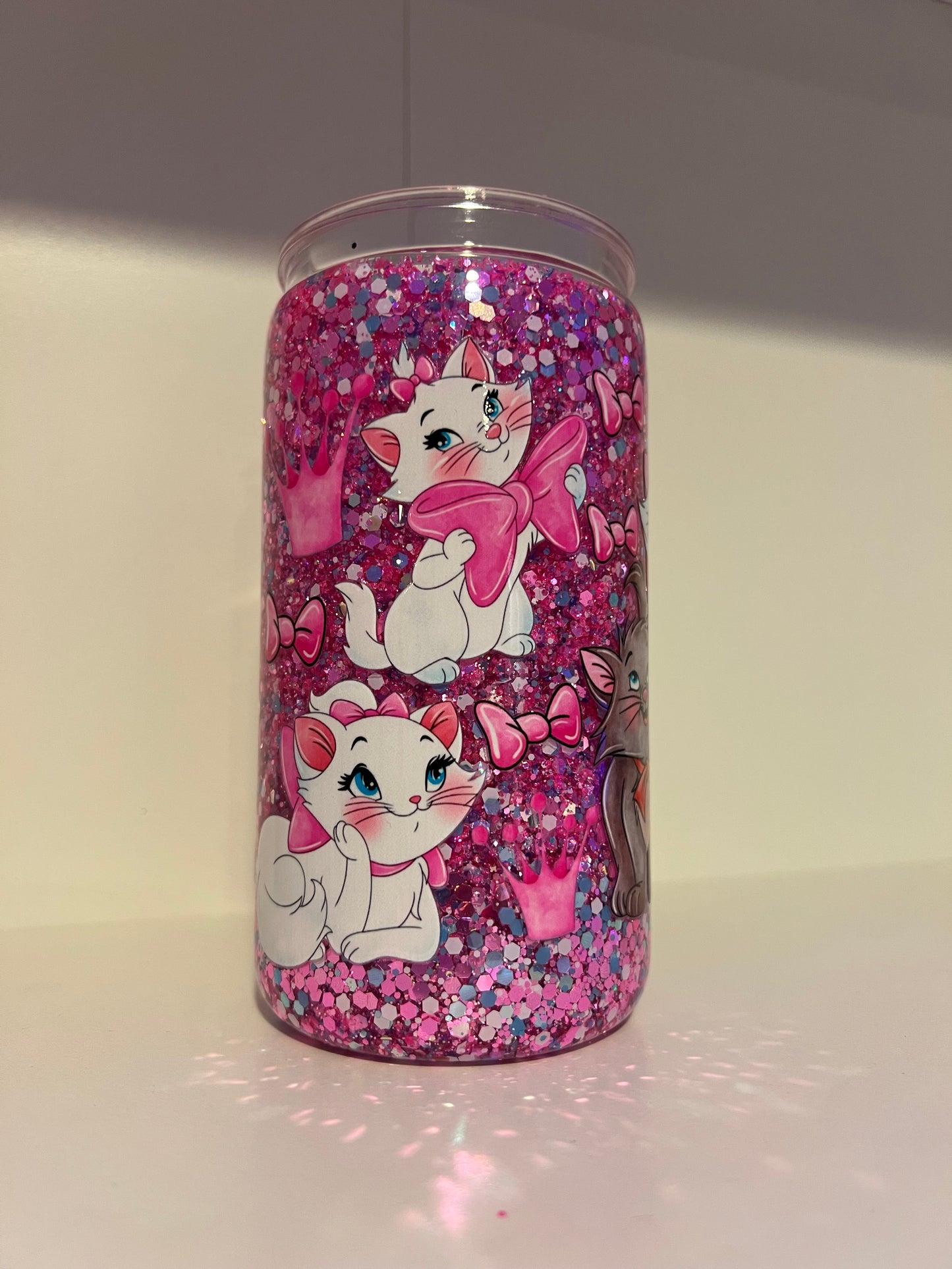 Sweet Kitty blue eyes - 16oz snow globes