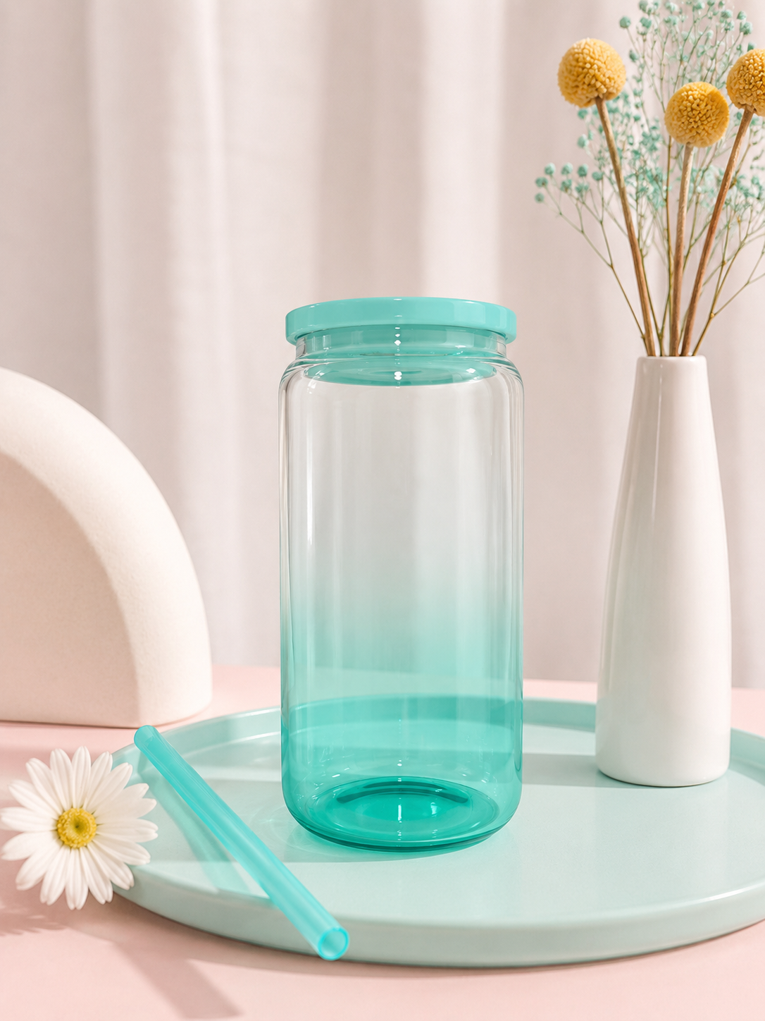 16oz Ombré Glass Can