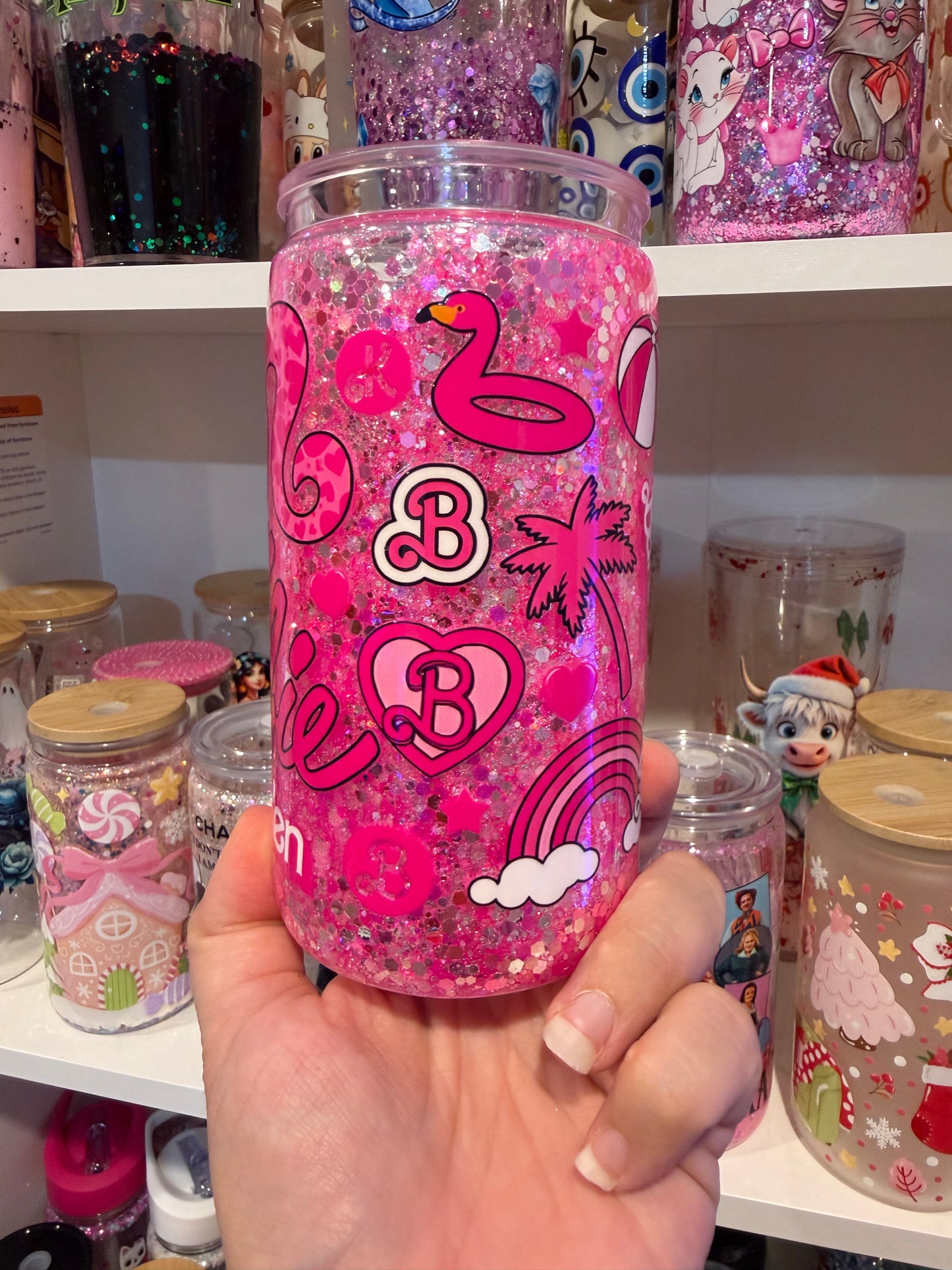 Dream House Sparkle world 16oz Snow Globe
