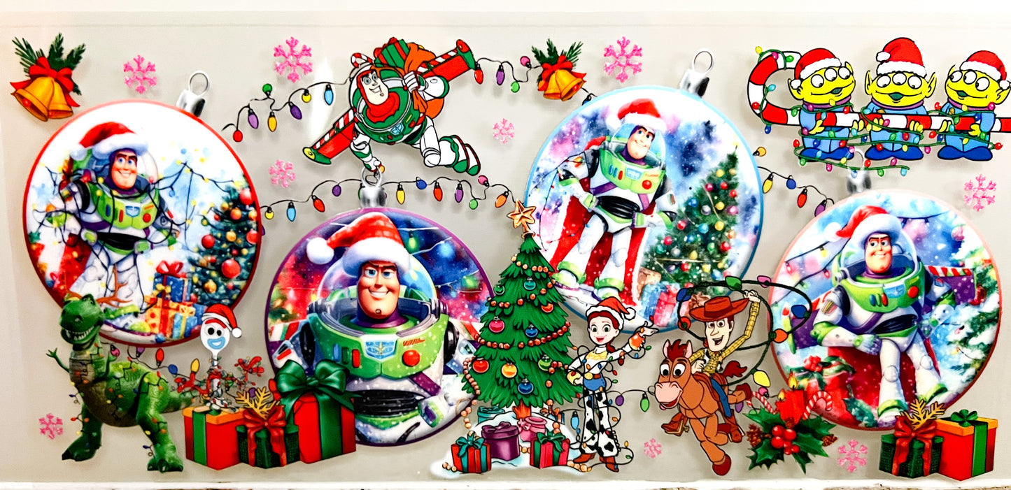 Toy Christmas Party UV DTF Cup Wrap – to suit 16oz tumbler