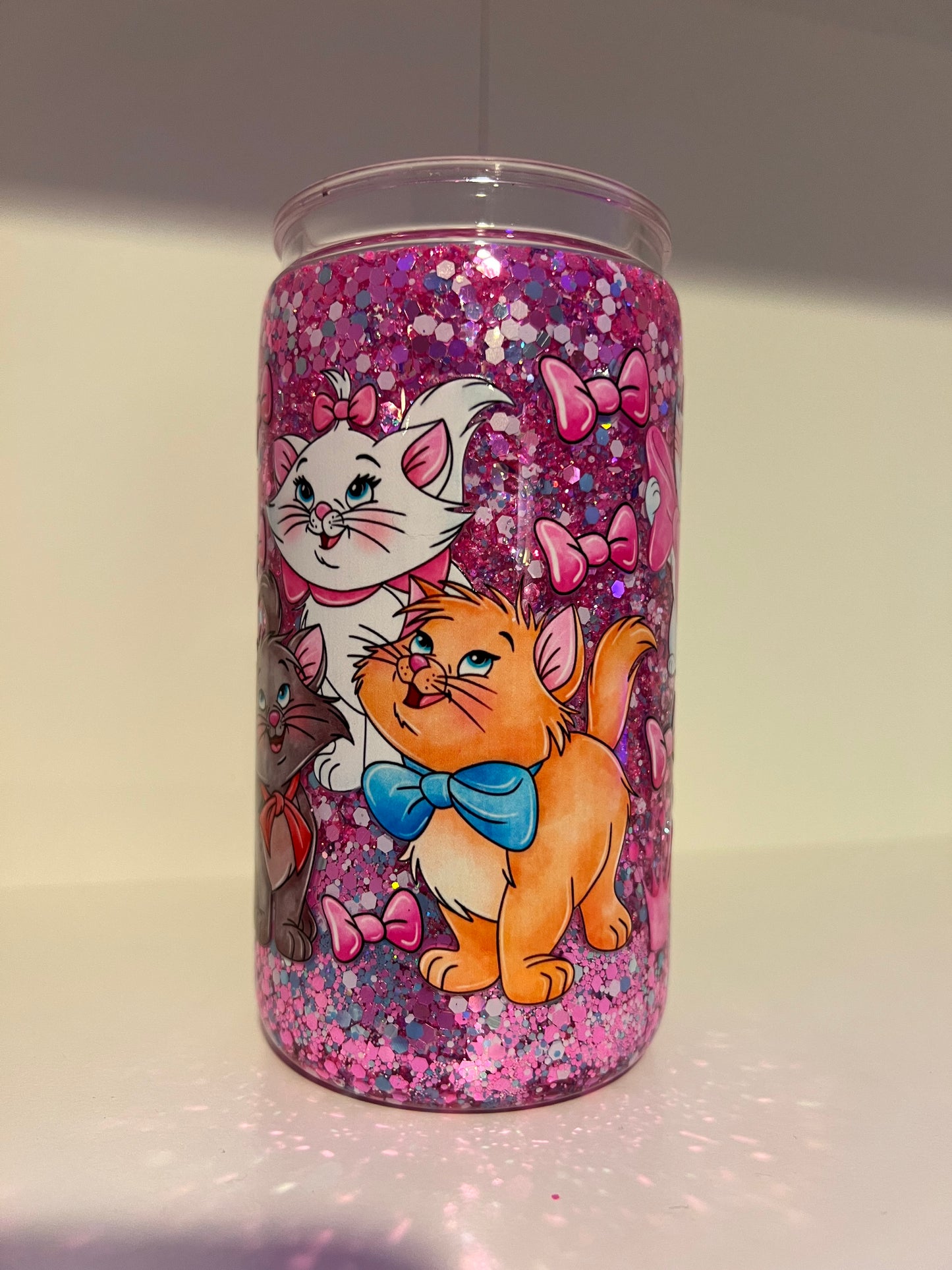 Sweet Kitty blue eyes - 16oz snow globes