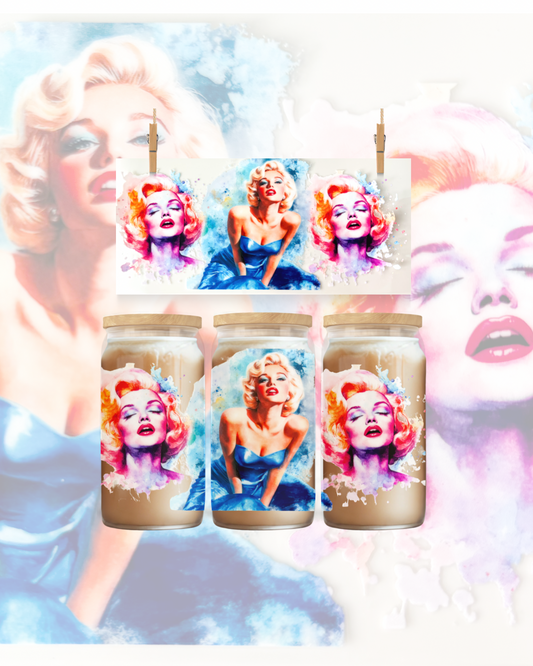 Hollywood Icon Wrap – 16oz UVDTF Cup Wrap