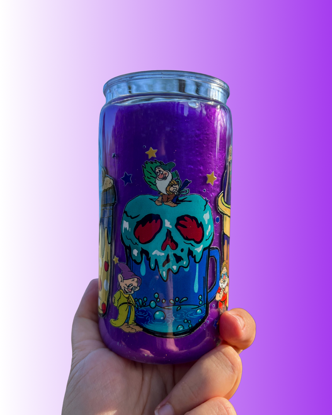 Enchanted Poison Potion Cup – 16oz Acrylic Snow Globe Tumbler