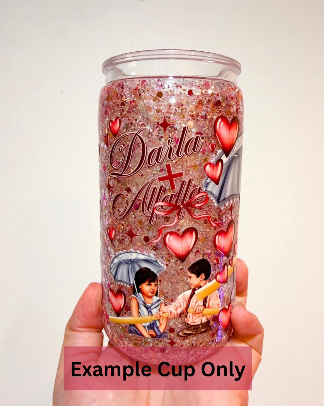You Are So Beautiful to Me (Darla & Alfalfa) UVDTF Cup Wrap to Suit 16 Ounce Tumbler