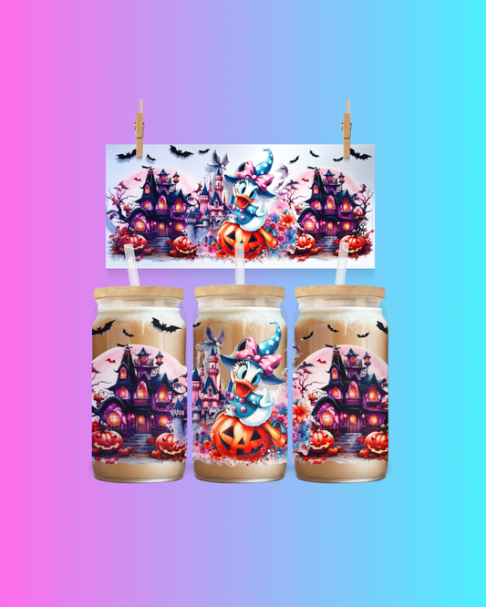 Enchanted Castle Duck UV DTF Wrap to suit 17oz tumbler