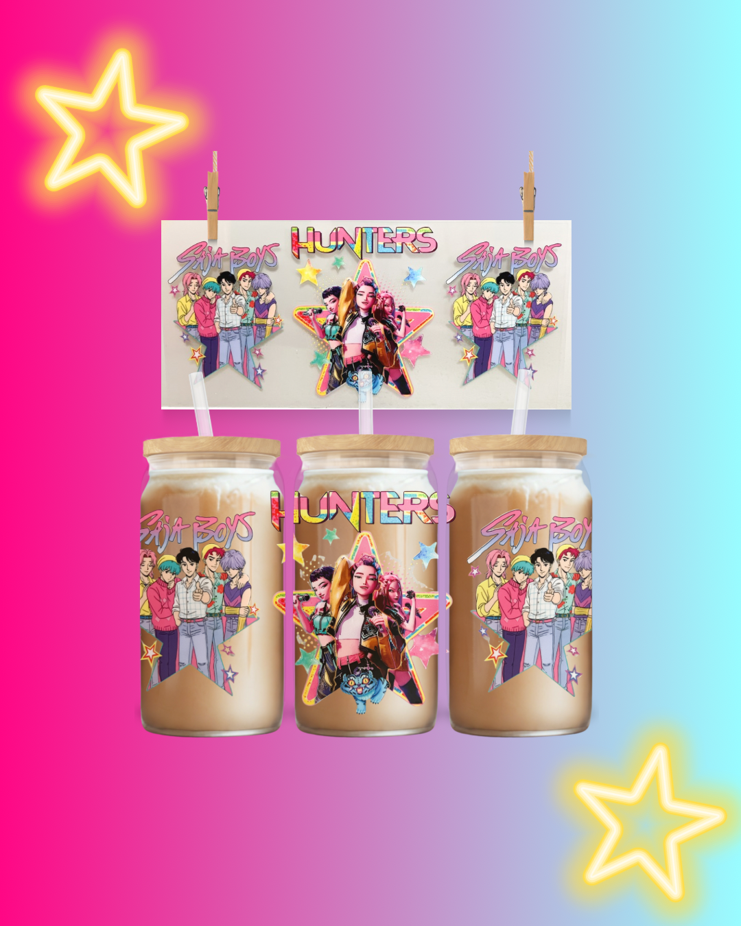 Hunters UV DTF Cup Wrap - to suit 16oz tumbler