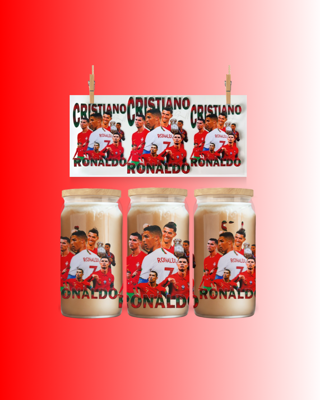 Iconic Seven Motion – UV DTF Cup Wrap to Suit 16oz