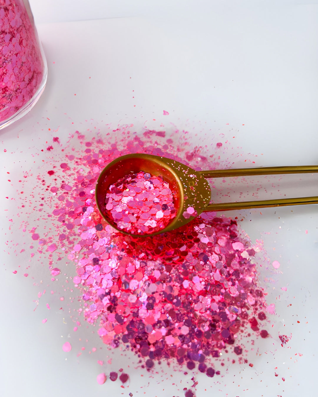 💖 Pink Stardust – Iridescent Mixed Glitter