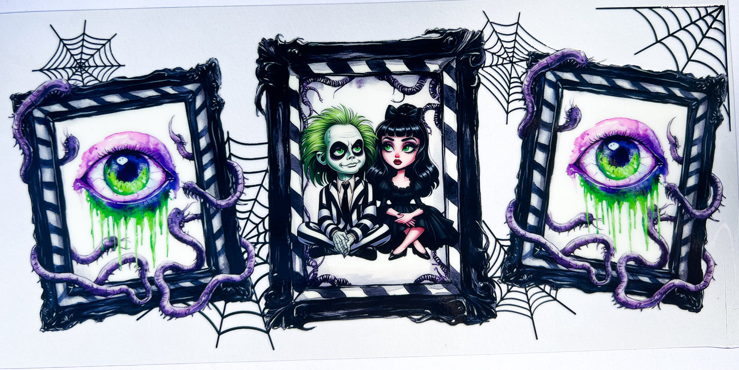 💜 Bettlejuice Gothic Frames 16oz UVDTF Wrap