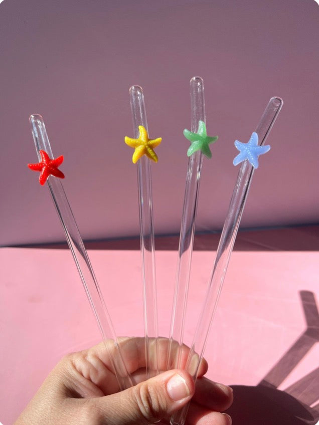 Whimsy Glass Straws
