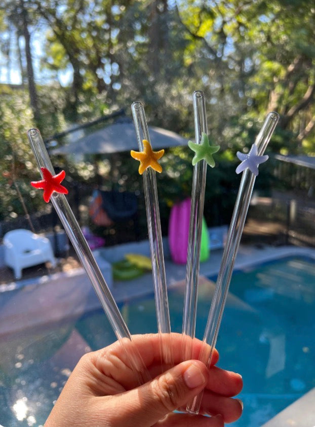 Whimsy Glass Straws