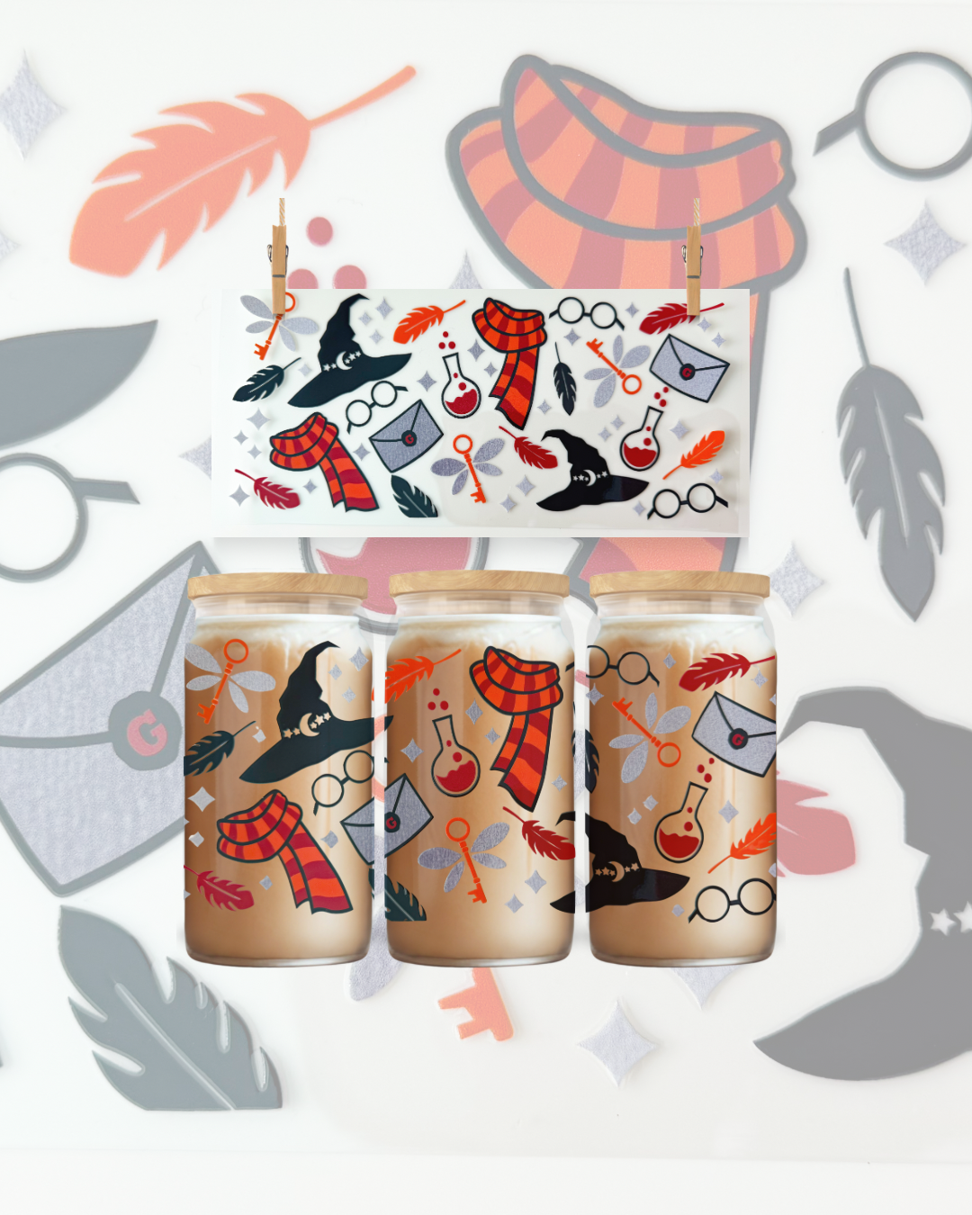 Magic Academy Brew Wrap – 16oz UVDTF Cup Wrap