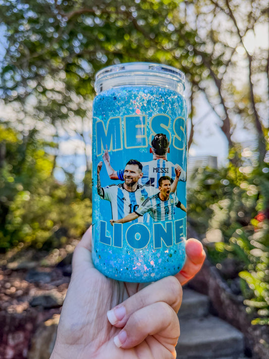 Argentina Football 16oz Snow Globe Cup